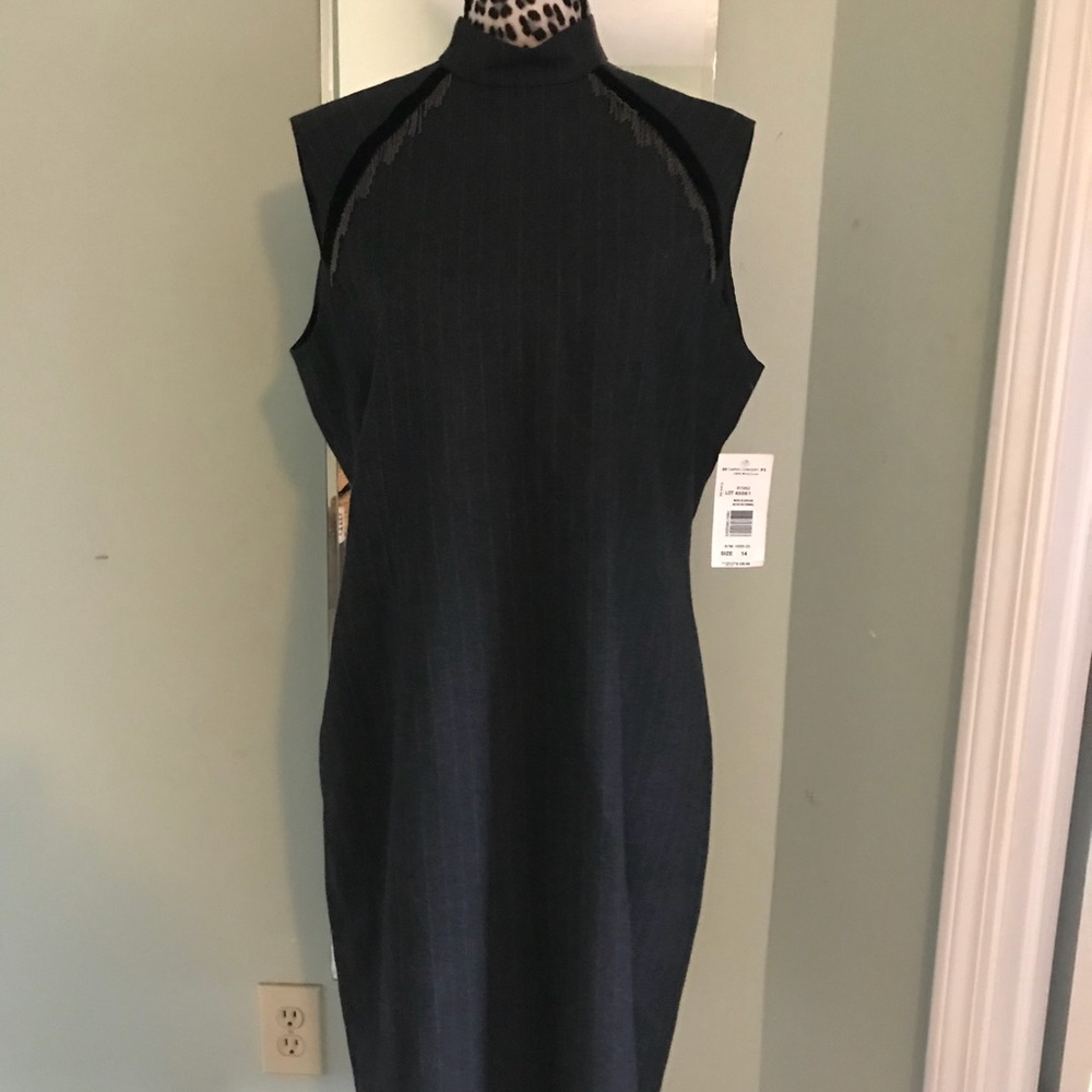 NWT size 14 Harve Bernard pinstripe with beads